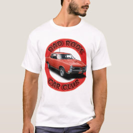 Dad Rods Car Club Red Goat Car T-Shirt Tシャツ
