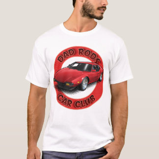 Dad Rods Car Club Red Pantera Car T-Shirt Tシャツ
