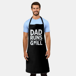 Dad Runs the Grill BBQ エプロン