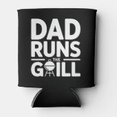 Dad Runs the Grill Fun BBQ 缶クーラー (正面)