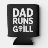 Dad Runs the Grill Fun BBQ 缶クーラー (裏面)