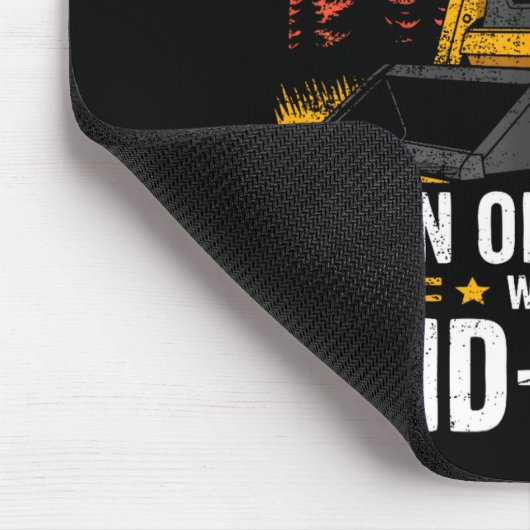 Dad Skid Steer Operator Father Construction Heavy マウスパッド (コーナー)