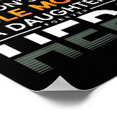 Dad Son Role Model Daughter Hero Quote  ポスター (角)