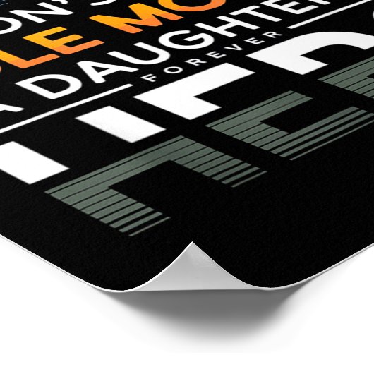 Dad Son Role Model Daughter Hero Quote  ポスター (角)