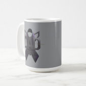 Dad Strong Cancer Awareness Mug – Inspirational Gi コーヒーマグカップ (正面左)