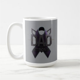 Dad Strong Cancer Awareness Mug – Inspirational Gi コーヒーマグカップ