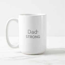 Dad Strong Cancer Awareness Mug – Inspirational Gi コーヒーマグカップ