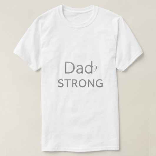 Dad Strong Cancer Awareness Shirt – Strong Dad Ins Tシャツ (デザイン正面)