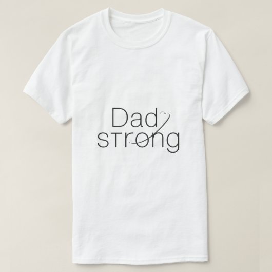 Dad Strong Cancer Awareness Shirt – Strong Dad Ins Tシャツ (デザイン正面)