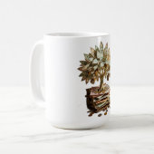 Dad Tax Collector T Shirt, Fees Collected Daily コーヒーマグカップ (正面左)