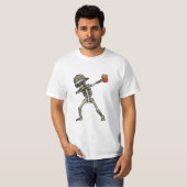dad tax Dabbing Skeleton French Fries for dads Tシャツ (正面フル)