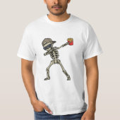 dad tax Dabbing Skeleton French Fries for dads Tシャツ (正面)