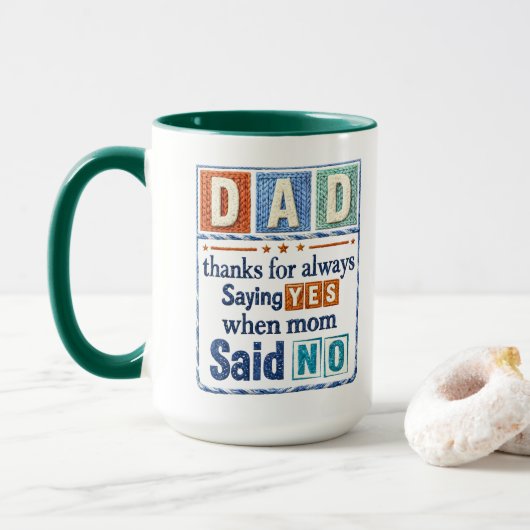 Dad thanks マグカップ (ドーナツ付き)