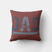 「DAD The Man The Myth The Legend」父の日 クッション (裏面)