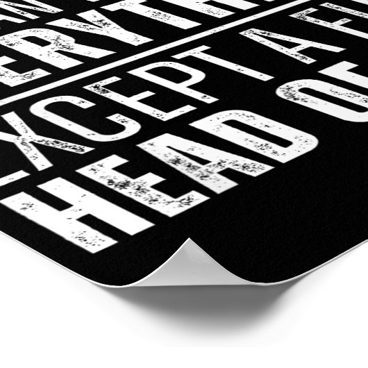 Dad The Man Who Has Everything Except A Full Head  ポスター (角)