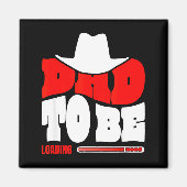 Dad To Be 2026 Dad Loading Funny New Dad  マグネット (正面)