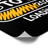 Dad To Be 2026 Loading Promoted To Daddy 1st Time  ポスター (角)