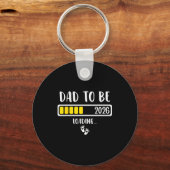 Dad To Be 2026 New Dad Loading 2026 Daddy To Be  キーホルダー (正面)
