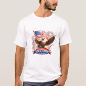 dad Tshirt Blessed  Happy 250th Birthday USA! Tシャツ (正面)
