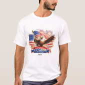 dad Tshirt Blessed  Happy 250th Birthday USA! Tシャツ (正面)