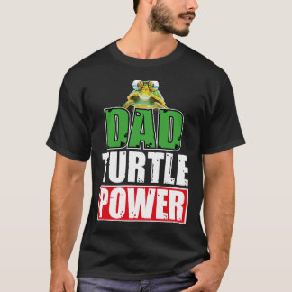 dad turtle power Ninja Turtles Father's Day animal Tシャツ
