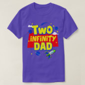 Dad Two Infinity And Beyond Birthday Decorations 2 Tシャツ (デザイン正面)