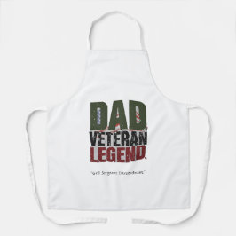 Dad Veteran Legend Apron – BBQ Hero Gift エプロン