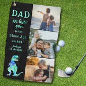 Dad We Love You 3 Photo Collage Funny ゴルフタオル