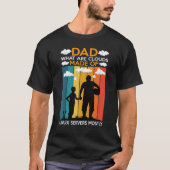 Dad What Are Clouds Made Of Linux Servers Mostly Tシャツ (正面)