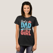 Dad With His Girl  Daddy Fathers Day Tシャツ (正面フル)