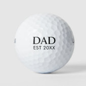 Dad Year Established ゴルフボール (正面)