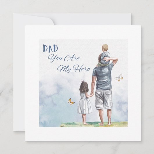 Dad You Are My Hero シーズンカード (正面)