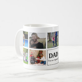 Dad You Are My World Custom  Photo Collage コーヒーマグカップ