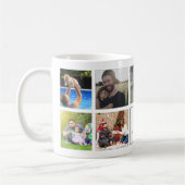 Dad You Are My World Photo Collage コーヒーマグカップ (左)