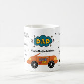 Dad You're Like the Best Car コーヒーマグカップ (中央)