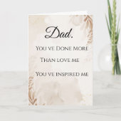 Dad, You've Dora More Unique Greeting Card カード (正面)