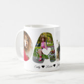 Dadaフォトコラージュマグカップ – パパに最適な贈り物 コーヒーマグカップ (正面左)