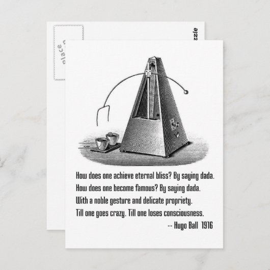 Dada定義 ポストカード (正面/裏面)