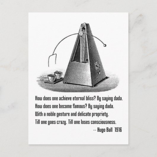 Dada定義 ポストカード (正面)