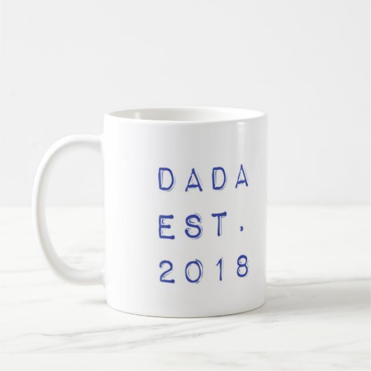 Dada米国東部標準時刻。 2018年 コーヒーマグカップ (左)