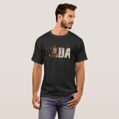 DADA カウボーイ ウエスタン - お父さんの初ロデオの誕生日 Tシャツ (正面フル)