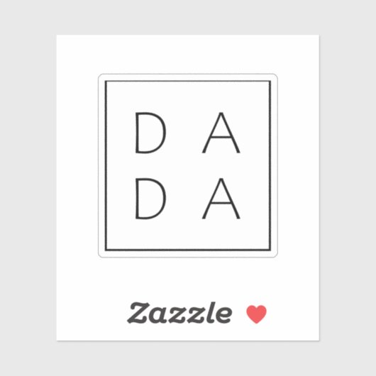 DADA 初めての父の日ギフト シール (シート)