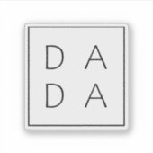 DADA 初めての父の日ギフト シール (正面)