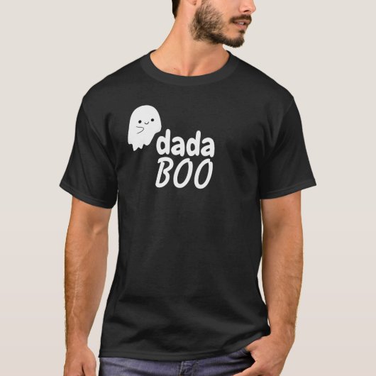 Dada BOO Halloween Cute Ghost Family Matching Mens Tシャツ (正面)