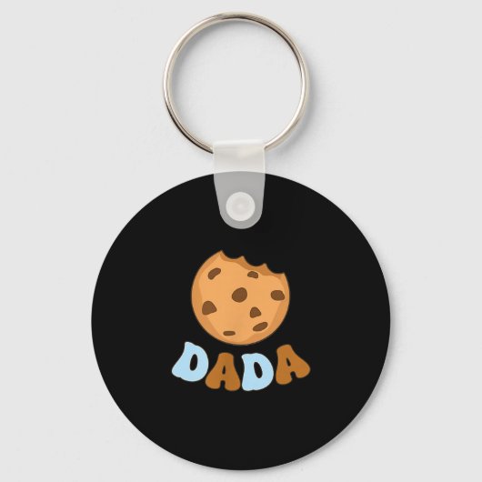 Dada Cookies Milk Sweet One 1st Birthday Family Ma キーホルダー (正面)