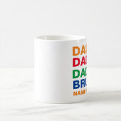 DADA DADDY DAD BRUH コーヒーマグカップ (中央)