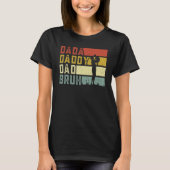 Dada Daddy Dad Bruh Happy Funny Fathers Day 2023 Tシャツ (正面)