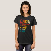 Dada Handsome Strong Smart Funny Fathers Day Tシャツ (正面フル)