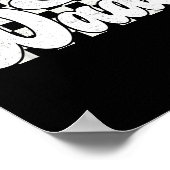 Dada Lightning Checkered Father's Day Dad Grandpa  ポスター (角)