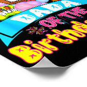 Dada Of Birthday Girl Gracie Birthday Dolls Girl P ポスター (角)